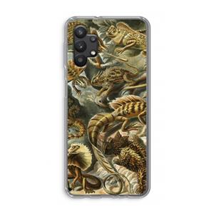 CaseCompany Haeckel Lacertilia: Samsung Galaxy A32 5G Transparant Hoesje