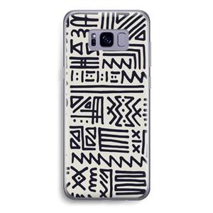 CaseCompany Marrakech print: Samsung Galaxy S8 Transparant Hoesje