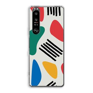 CaseCompany Illustratieve pop 1: Sony Xperia 1 III Transparant Hoesje