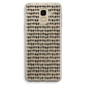 CaseCompany Crazy shapes: Samsung Galaxy J6 (2018) Transparant Hoesje
