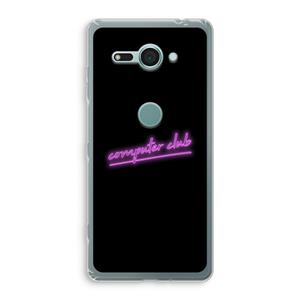 CaseCompany Vice Black: Sony Xperia XZ2 Compact Transparant Hoesje