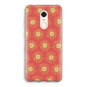 CaseCompany Zon: Xiaomi Redmi 5 Transparant Hoesje