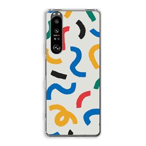 CaseCompany Illustratieve pop 2: Sony Xperia 1 III Transparant Hoesje