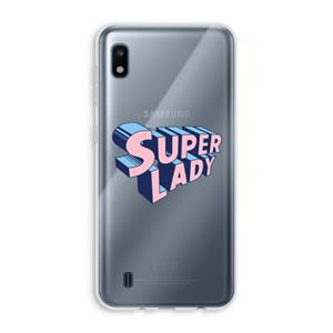 CaseCompany Superlady: Samsung Galaxy A10 Transparant Hoesje