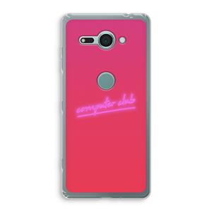 CaseCompany Vice Glow: Sony Xperia XZ2 Compact Transparant Hoesje