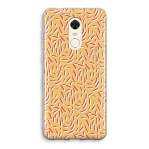 CaseCompany Camouflage: Xiaomi Redmi 5 Transparant Hoesje