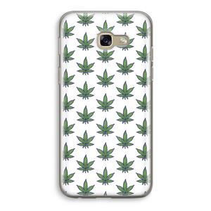 CaseCompany Weed: Samsung Galaxy A5 (2017) Transparant Hoesje