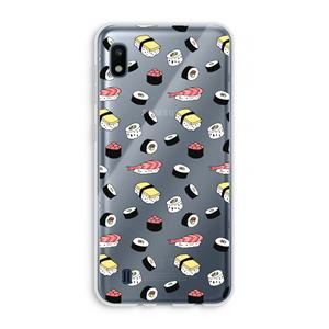 CaseCompany Sushi time: Samsung Galaxy A10 Transparant Hoesje