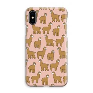 CaseCompany Alpacas: iPhone XS Max Volledig Geprint Hoesje