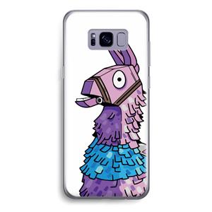CaseCompany Lama: Samsung Galaxy S8 Transparant Hoesje