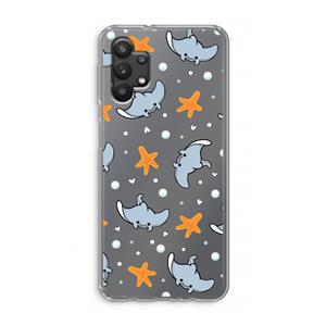 CaseCompany Manta: Samsung Galaxy A32 5G Transparant Hoesje