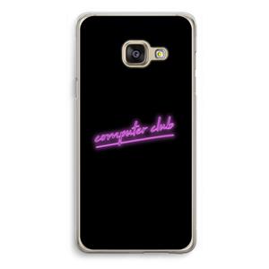 CaseCompany Vice Black: Samsung Galaxy A3 (2016) Transparant Hoesje