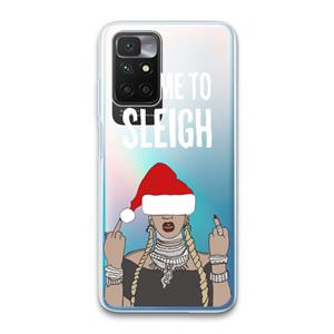 CaseCompany Came To Sleigh: Xiaomi Redmi 10 Transparant Hoesje