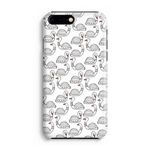 CaseCompany Zwanen: Volledig Geprint iPhone 7 Plus Hoesje