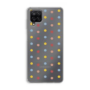 CaseCompany Bollen: Samsung Galaxy A12 Transparant Hoesje