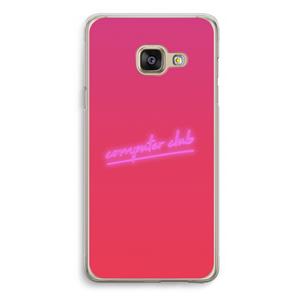 CaseCompany Vice Glow: Samsung Galaxy A3 (2016) Transparant Hoesje