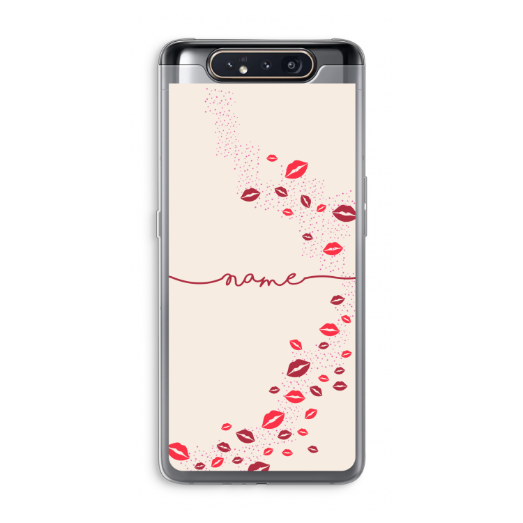 CaseCompany Kusjes: Samsung Galaxy A80 Transparant Hoesje