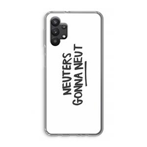 CaseCompany Neuters: Samsung Galaxy A32 5G Transparant Hoesje