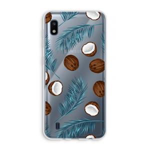 CaseCompany Kokosnoot roze: Samsung Galaxy A10 Transparant Hoesje