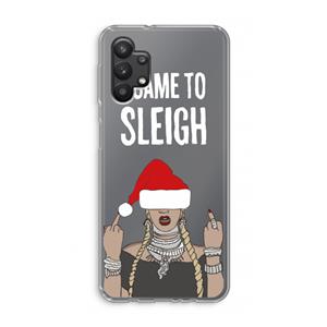 CaseCompany Came To Sleigh: Samsung Galaxy A32 5G Transparant Hoesje