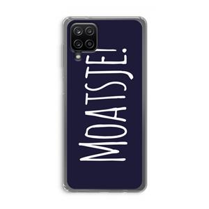 CaseCompany Moatsje!: Samsung Galaxy A12 Transparant Hoesje