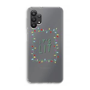 CaseCompany It's Lit: Samsung Galaxy A32 5G Transparant Hoesje