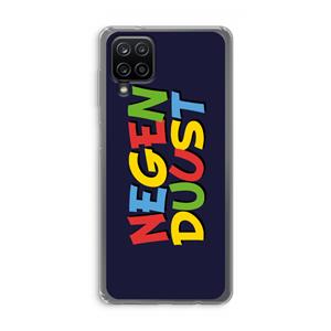 CaseCompany 90's One: Samsung Galaxy A12 Transparant Hoesje