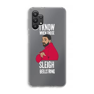 CaseCompany Sleigh Bells Ring: Samsung Galaxy A32 5G Transparant Hoesje