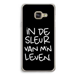 CaseCompany De Sleur: Samsung Galaxy A3 (2016) Transparant Hoesje