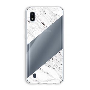 CaseCompany Biggest stripe: Samsung Galaxy A10 Transparant Hoesje