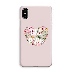 CaseCompany GRL PWR Flower: iPhone XS Max Volledig Geprint Hoesje