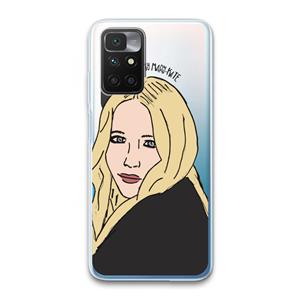 CaseCompany Mary Kate: Xiaomi Redmi 10 Transparant Hoesje