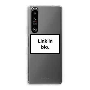 CaseCompany Link in bio: Sony Xperia 1 III Transparant Hoesje