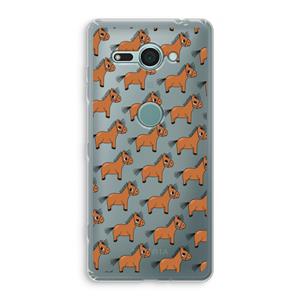 CaseCompany Pony: Sony Xperia XZ2 Compact Transparant Hoesje