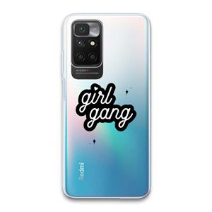 CaseCompany Girl Gang: Xiaomi Redmi 10 Transparant Hoesje