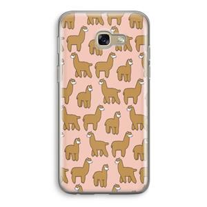 CaseCompany Alpacas: Samsung Galaxy A5 (2017) Transparant Hoesje