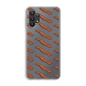 CaseCompany Bacon to my eggs #2: Samsung Galaxy A32 5G Transparant Hoesje