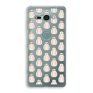 CaseCompany Uilen: Sony Xperia XZ2 Compact Transparant Hoesje