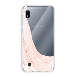 CaseCompany Peach bath: Samsung Galaxy A10 Transparant Hoesje