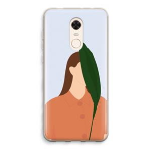 CaseCompany Leaf: Xiaomi Redmi 5 Transparant Hoesje