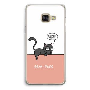 CaseCompany GSM poes: Samsung Galaxy A3 (2016) Transparant Hoesje