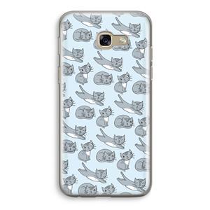 CaseCompany Poezen: Samsung Galaxy A5 (2017) Transparant Hoesje
