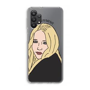 CaseCompany Mary Kate: Samsung Galaxy A32 5G Transparant Hoesje