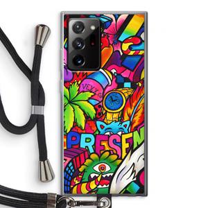 CaseCompany Represent: Samsung Galaxy Note 20 Ultra / Note 20 Ultra 5G Transparant Hoesje met koord