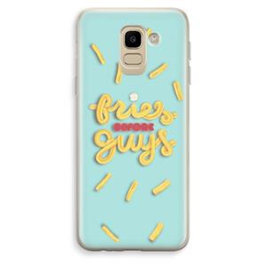 CaseCompany Always fries: Samsung Galaxy J6 (2018) Transparant Hoesje