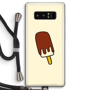 CaseCompany Frisco: Samsung Galaxy Note 8 Transparant Hoesje met koord
