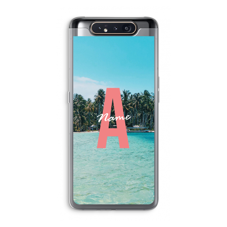 CaseCompany Pacific Dream: Samsung Galaxy A80 Transparant Hoesje