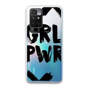 CaseCompany Girl Power #2: Xiaomi Redmi 10 Transparant Hoesje