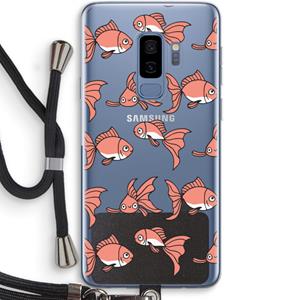CaseCompany Blub: Samsung Galaxy S9 Plus Transparant Hoesje met koord