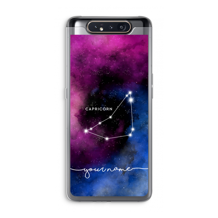 CaseCompany Sterrenbeeld - Donker: Samsung Galaxy A80 Transparant Hoesje